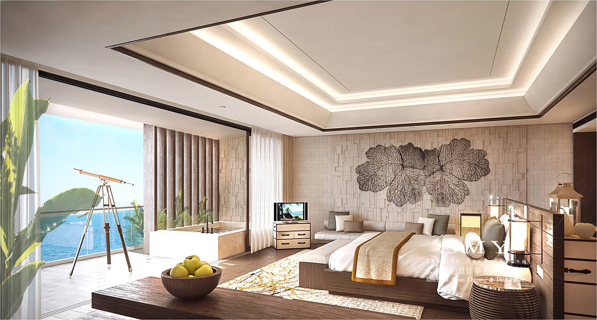 酒店客房設(shè)計(jì)裝飾效果圖設(shè)計(jì)，案例圖設(shè)計(jì)裝飾布置圖